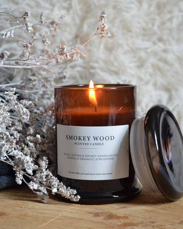 Smokey Wood Scented Candle